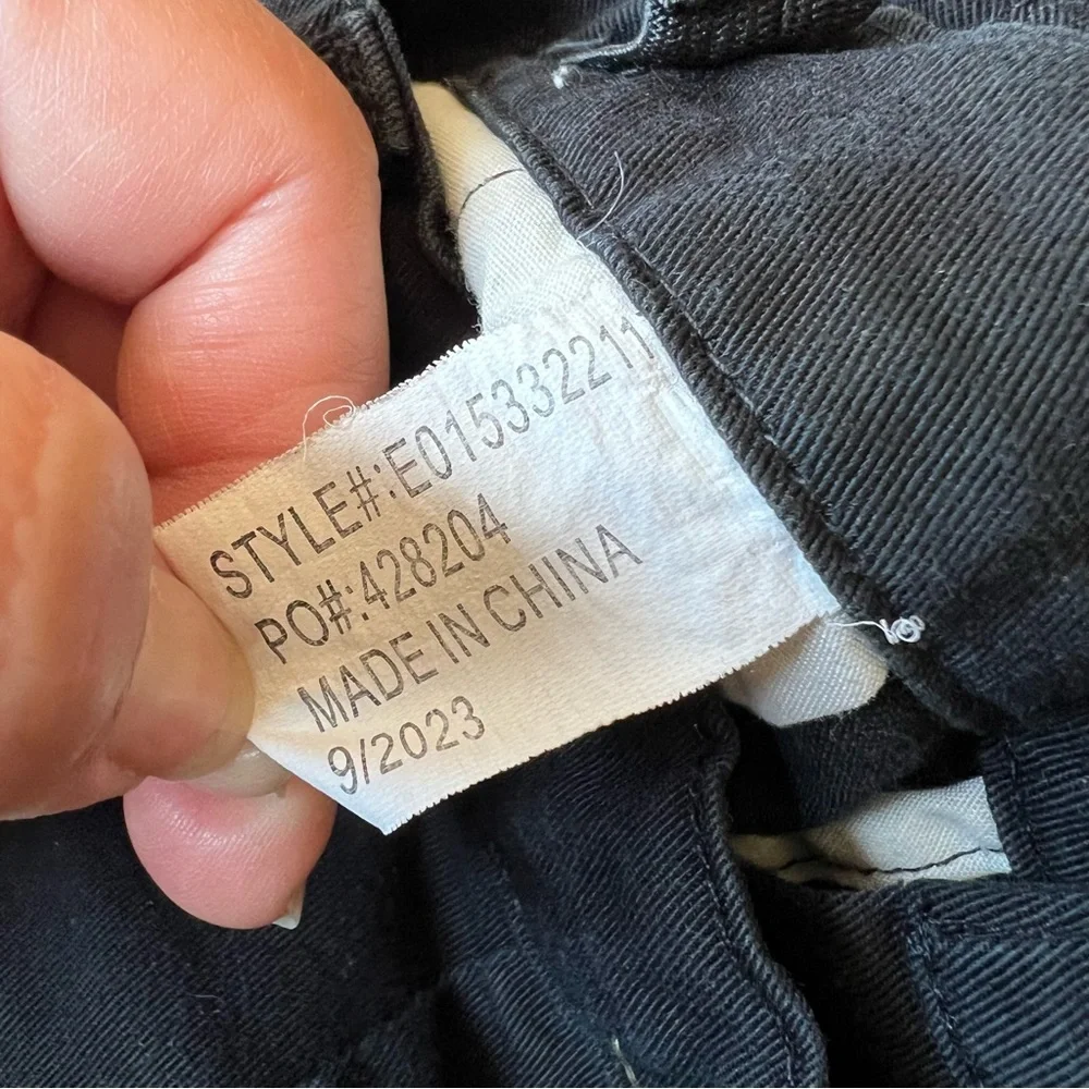Emprye Black Cargo Pant Size 27